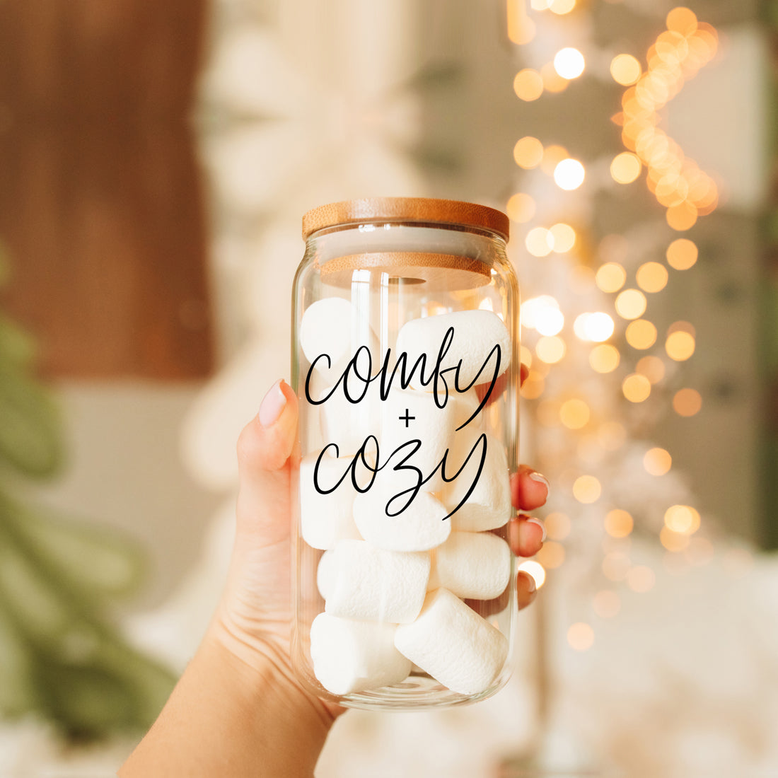 Comfy Cozy Glass Cup